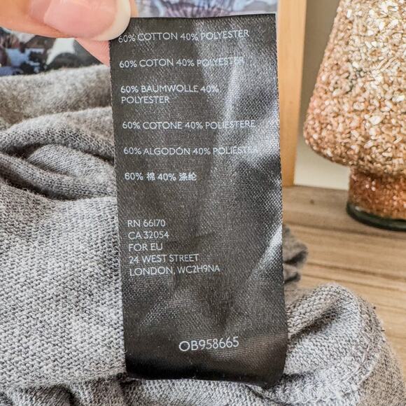 Free People We The Free Wolf Howling at the Moon Short Sleeve Tee-Women's Medium - Picture 8 of 9